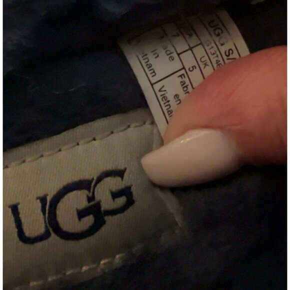 Women's UGG‎ Cluggette Slippers Sequin Navy Size 7 - Picture 7 of 9